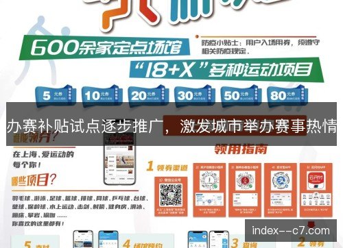 办赛补贴试点逐步推广，激发城市举办赛事热情